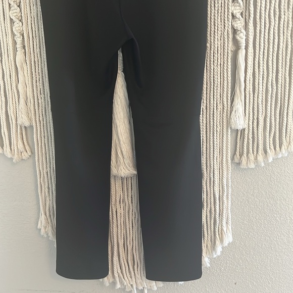 IC by Connie K Boho Black Pants; cute cut-out design SZ XL - Picture 6 of 7